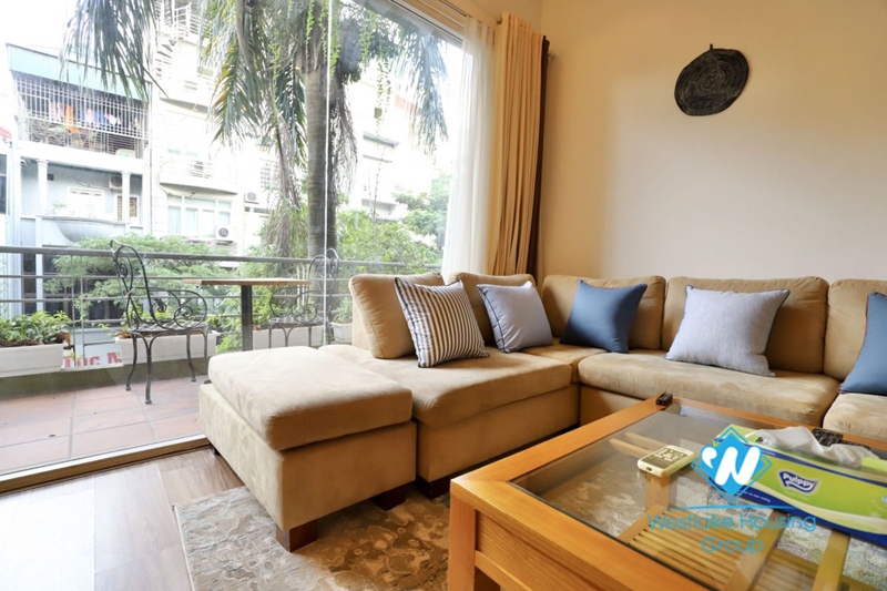 Quiet apartment for rent in Linh Lang st, Ba Dinh area.